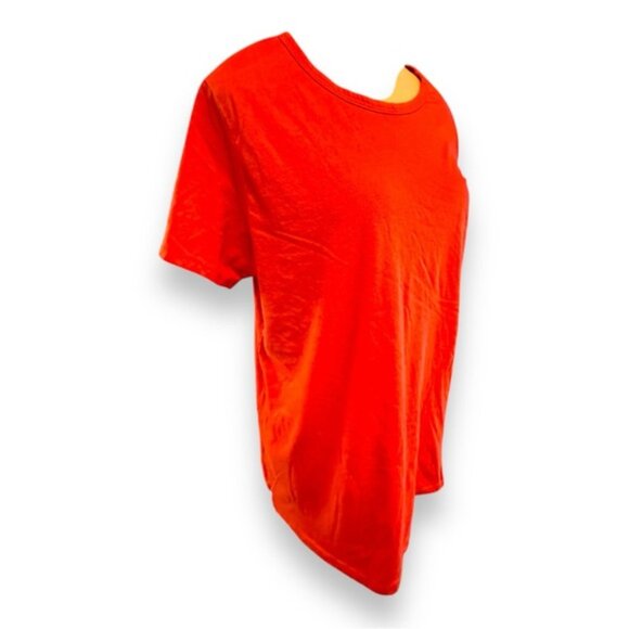 Women’s torrid 1 Orange Red Everyday Signature Jersey Crew Neck Tee 14 16 1X 1XL - Picture 6 of 9